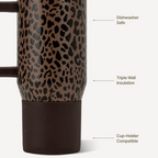 Traveler 20oz - Brown Leopard