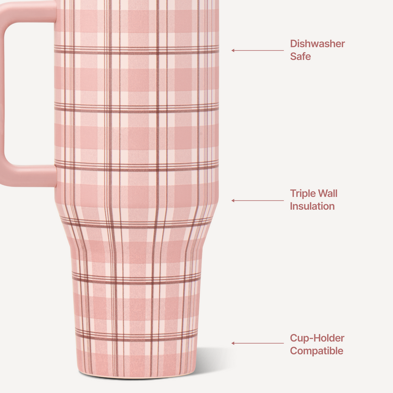 Traveler 32oz - Pillow Talk Plaid