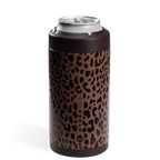 Can Cooler 16oz - Brown Leopard