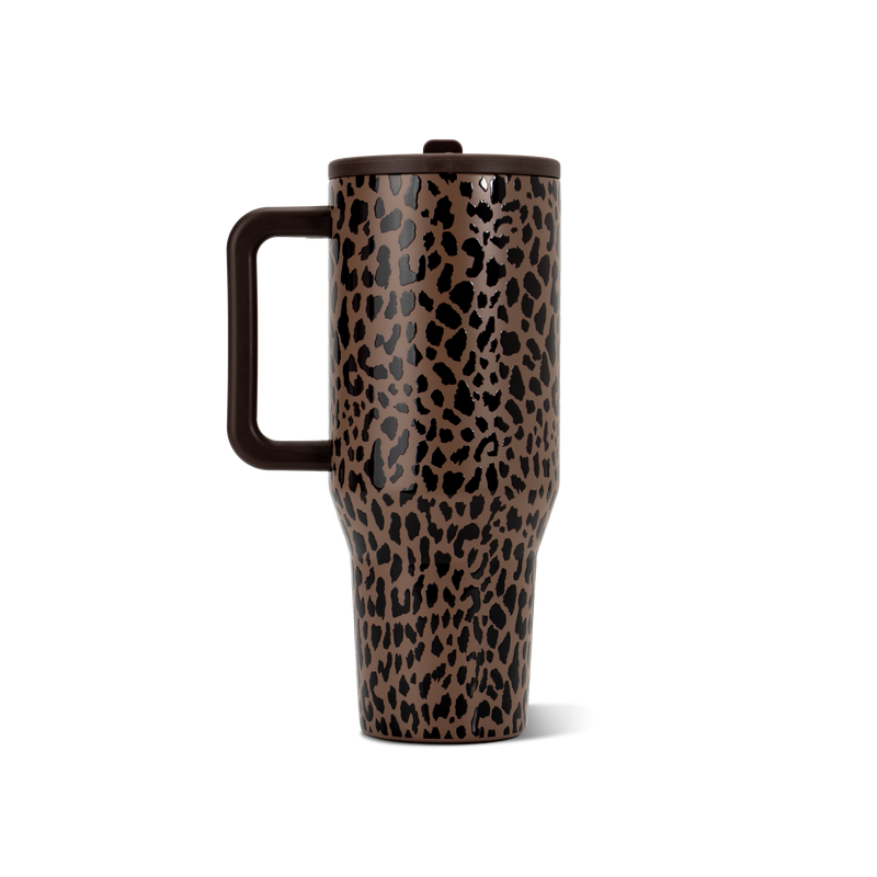 Traveler 40oz - Brown Leopard