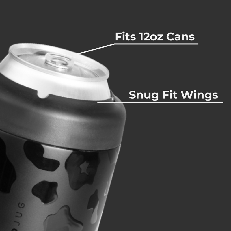 Can Cooler Standard - Black Leopard
