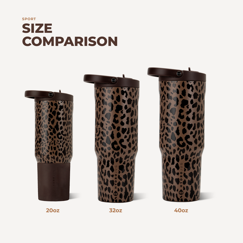 Sport 20oz - Brown Leopard